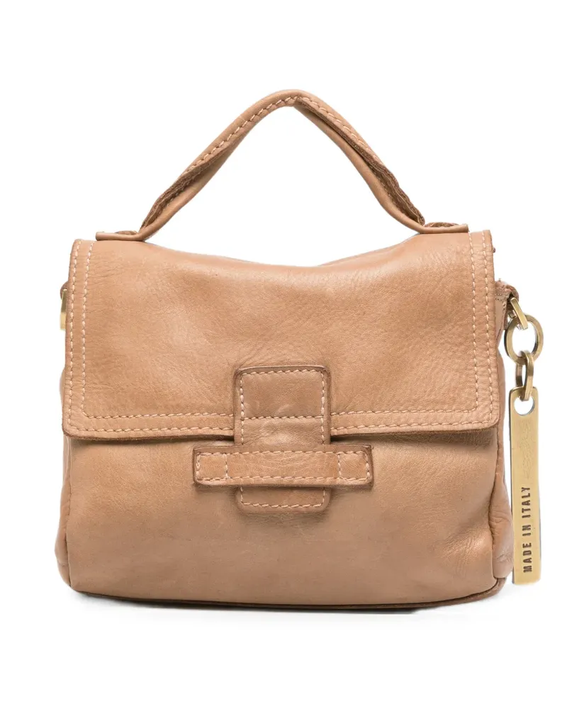 Caterina Lucchi small Maria leather tote bag - Nude Nude