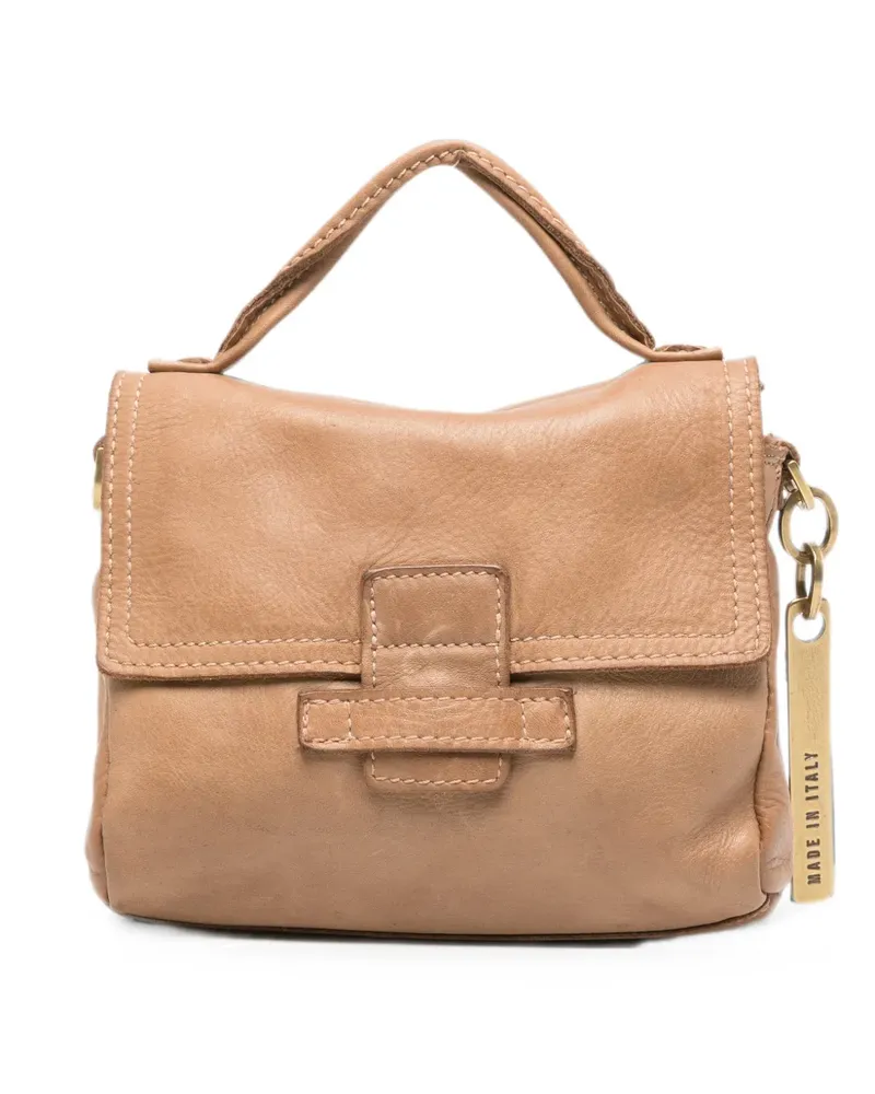 Caterina Lucchi small Maria leather tote bag - Nude Nude