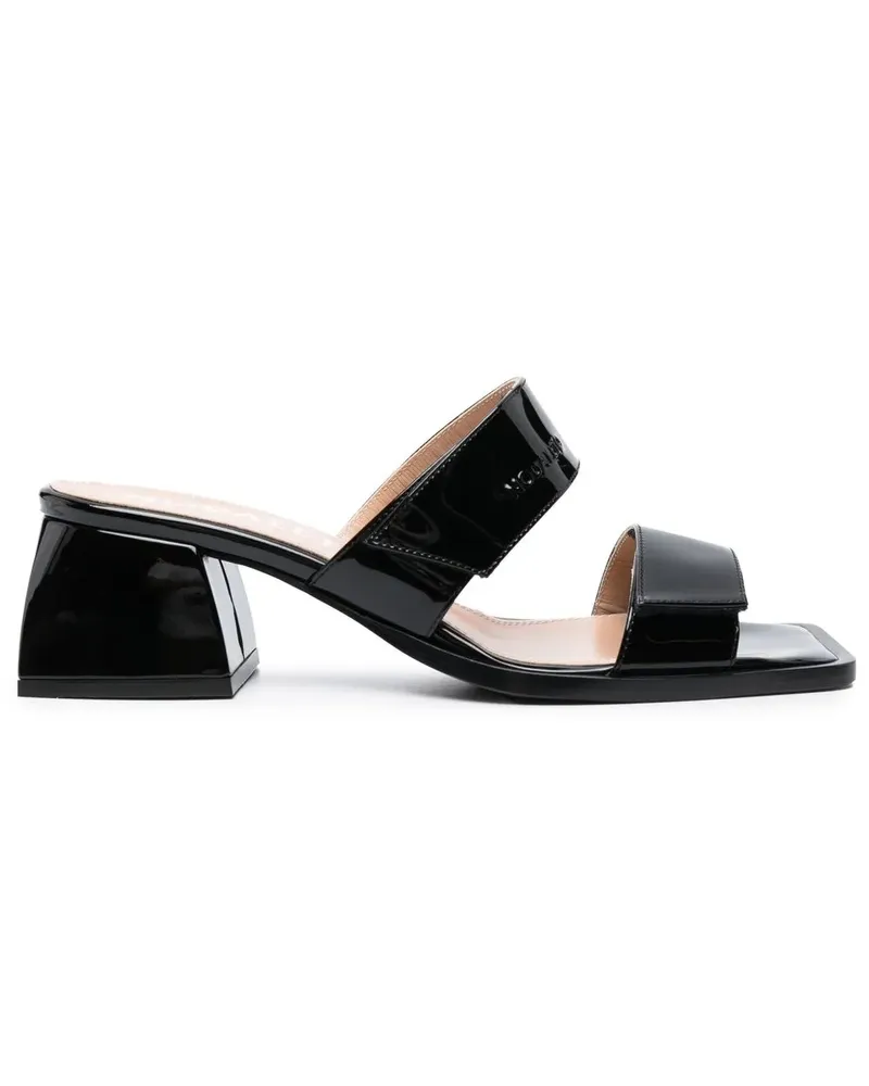 NODALETO Bulla Sandalen 45mm - Schwarz Schwarz