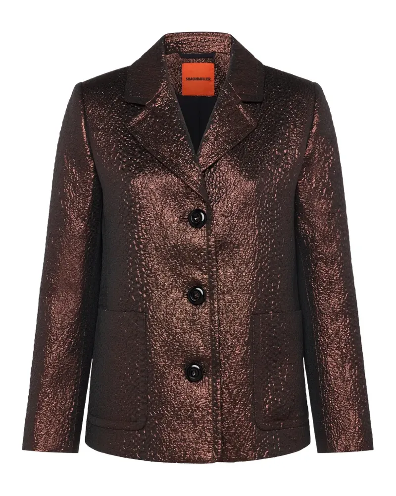Simon Miller Hutton metallic jacket - Braun Braun