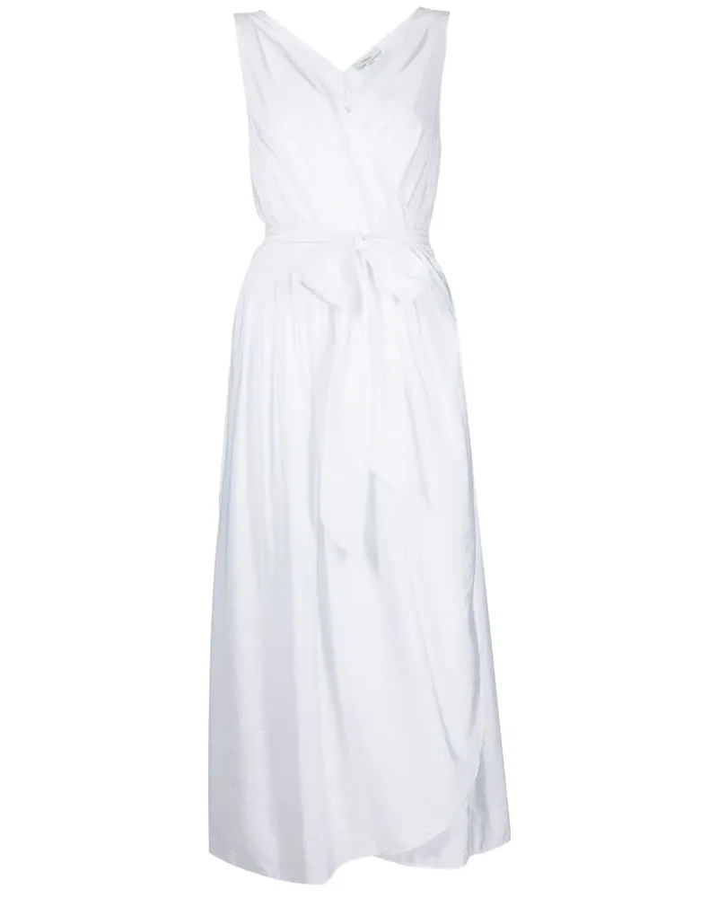 Vince Ärmelloses Midikleid - Weiß Weiß