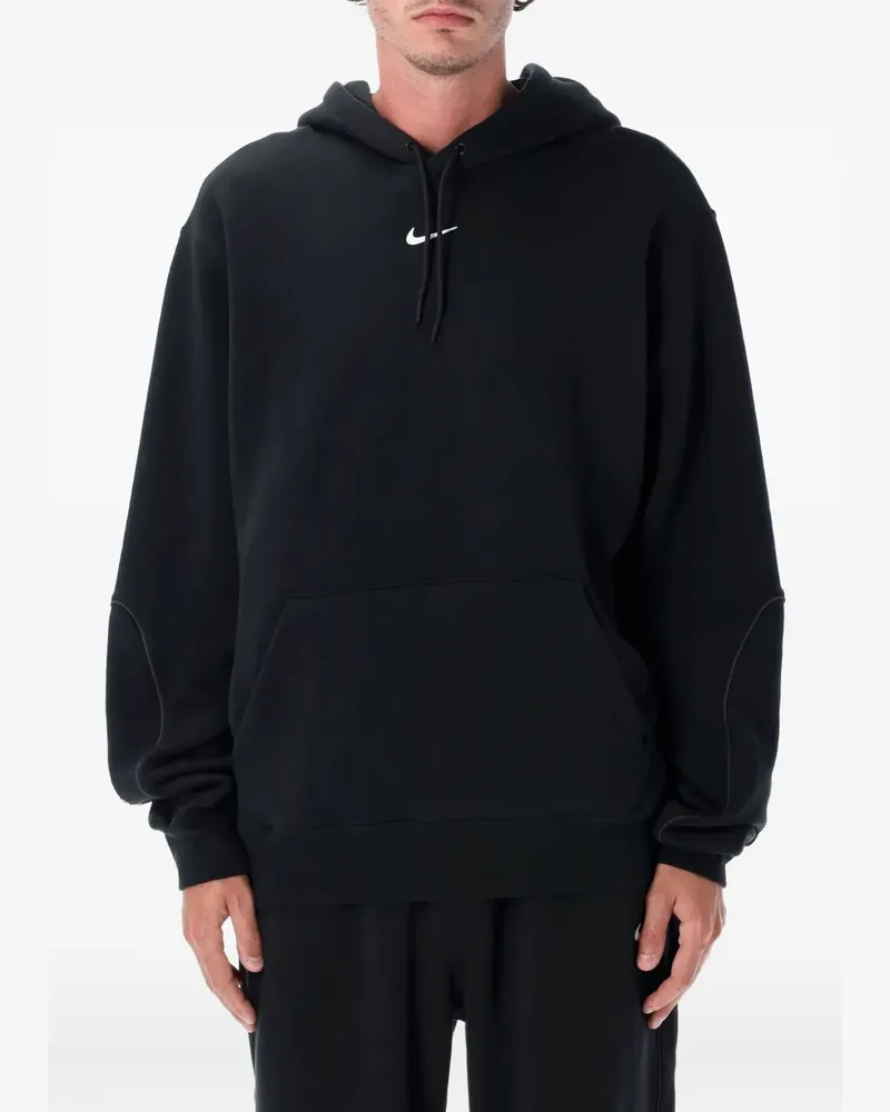 Nike Hoodie mit Swoosh - Schwarz Schwarz