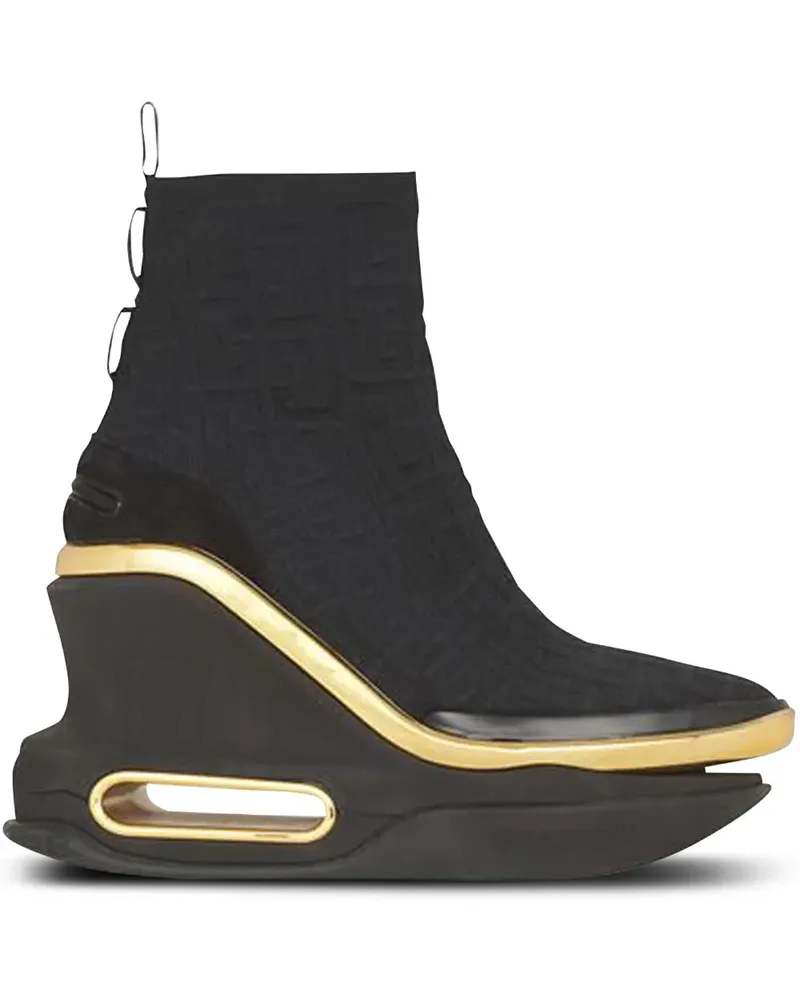 Balmain Klassische Sneakers - Schwarz Schwarz