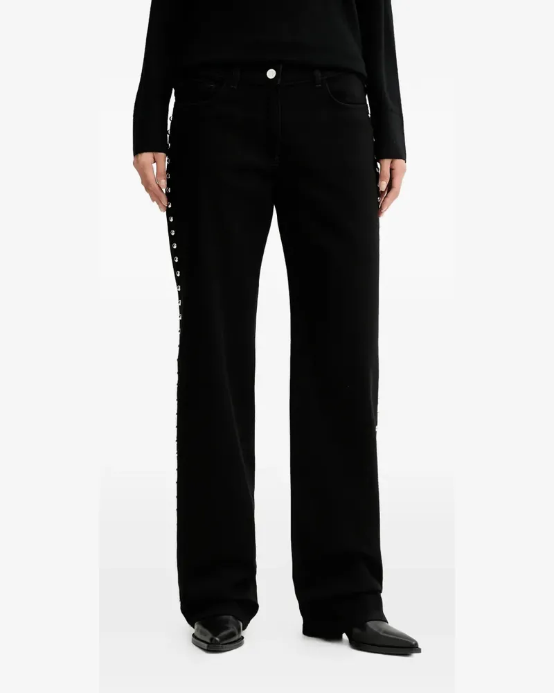 IRO Thess straight jeans - Schwarz Schwarz