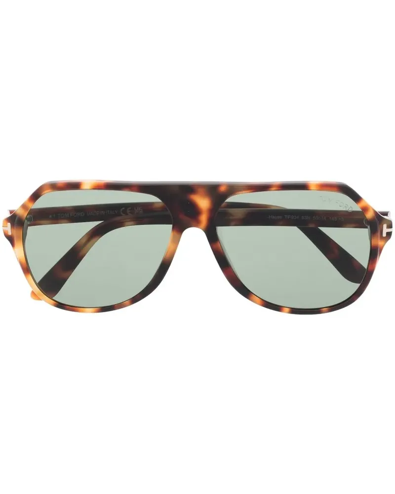 Tom Ford Klassische Pilotenbrille - Braun Braun