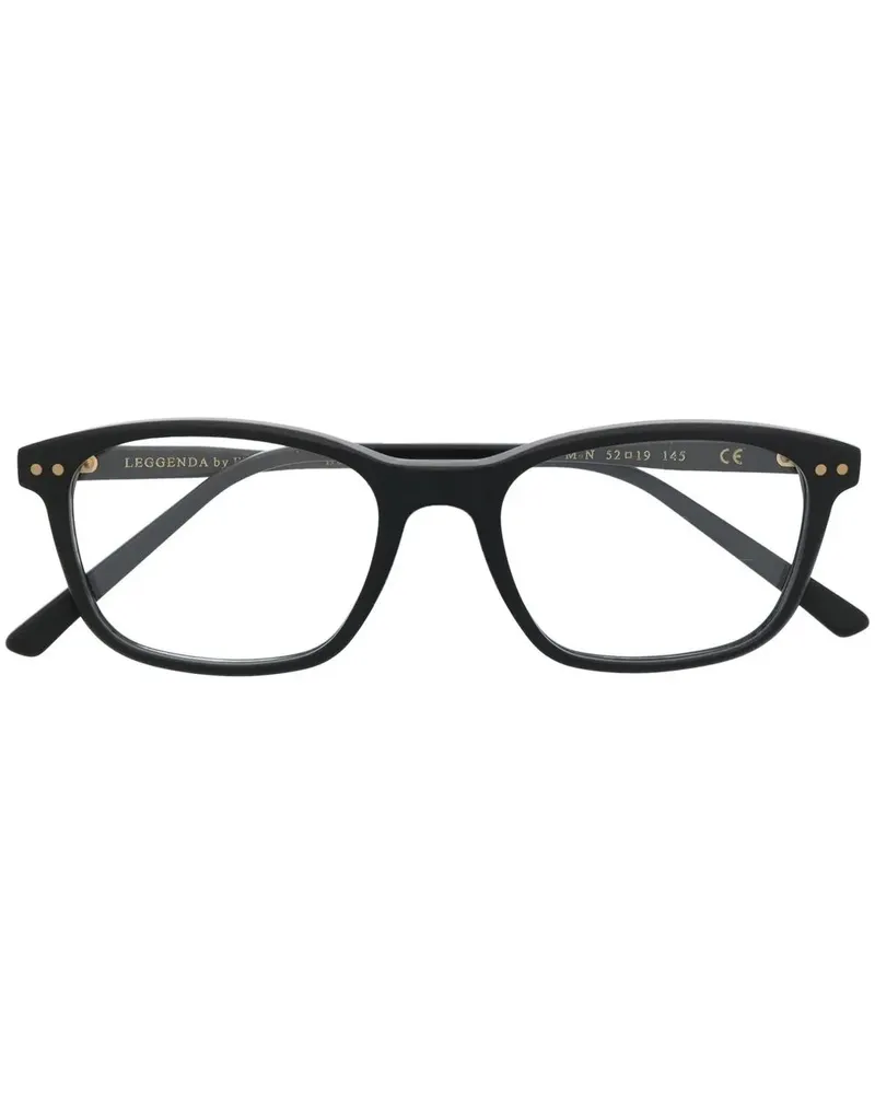 EPOS Brille mit eckigem Gestell - Schwarz Schwarz