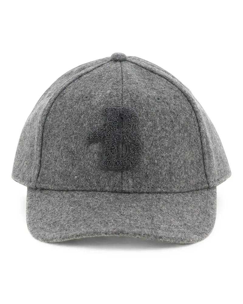 Ballantyne Melton Baseballkappe mit Monogramm-Patch - Grau Grau