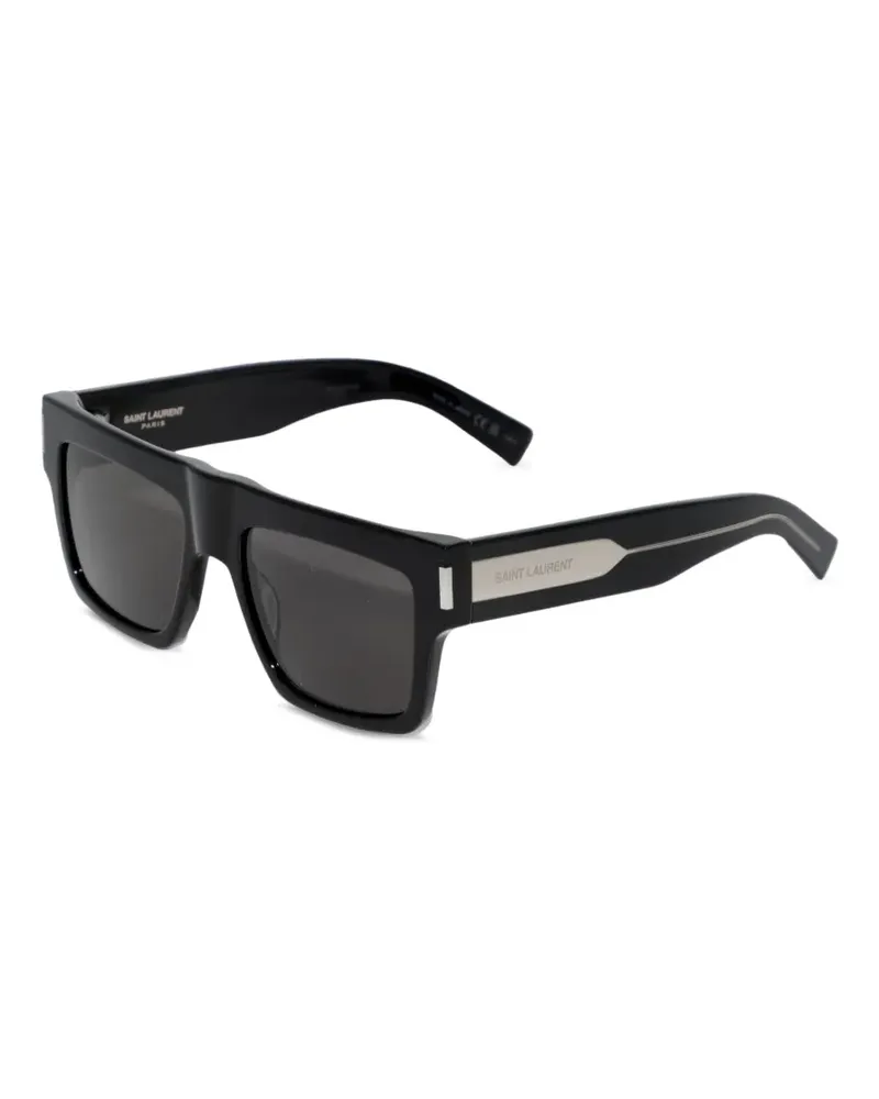 Saint Laurent rectangle-frame sunglasses - Schwarz Schwarz