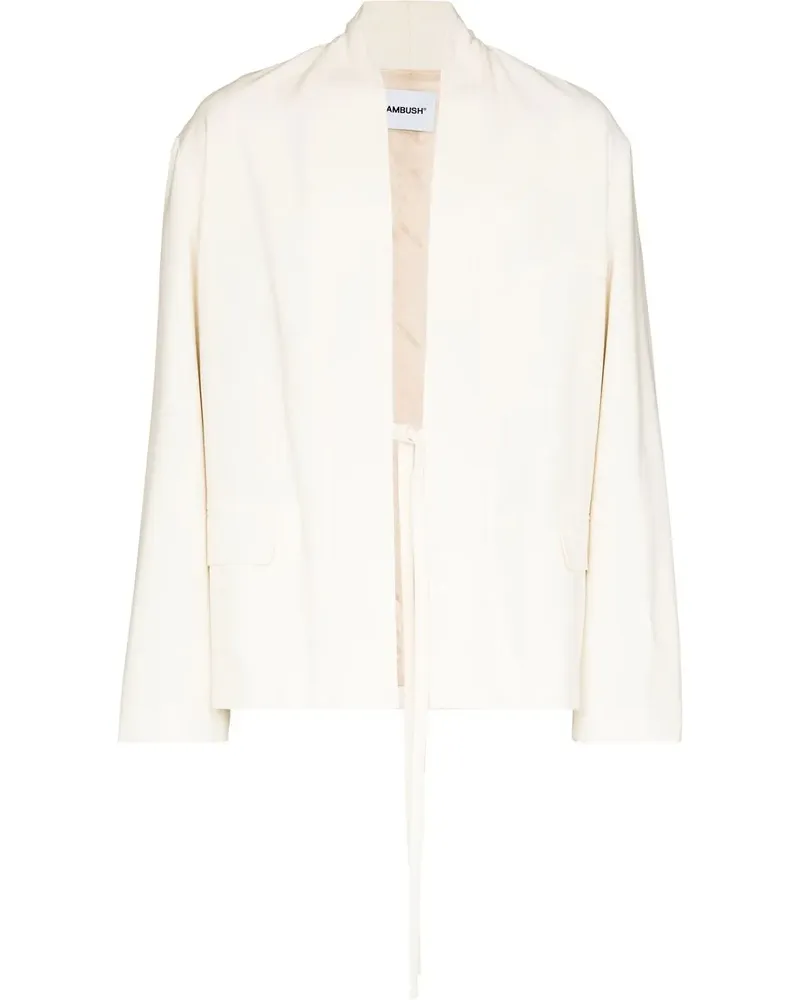 AMBUSH Jacke mit Schleifenverschluss - Nude Nude