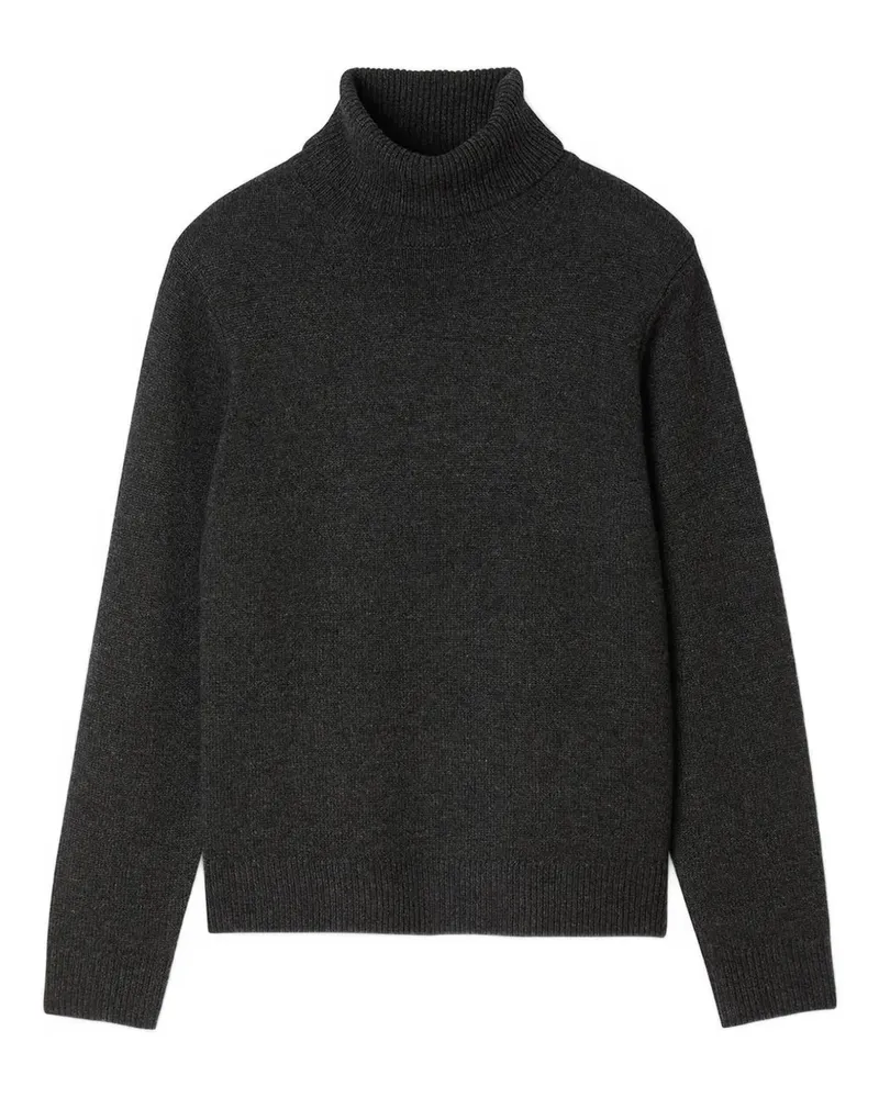 Sandro Gerippter Rollkragenpullover - Grau Grau