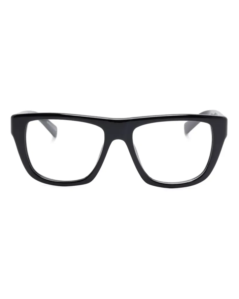 Saint Laurent Brille mit eckigem Gestell - Schwarz Schwarz