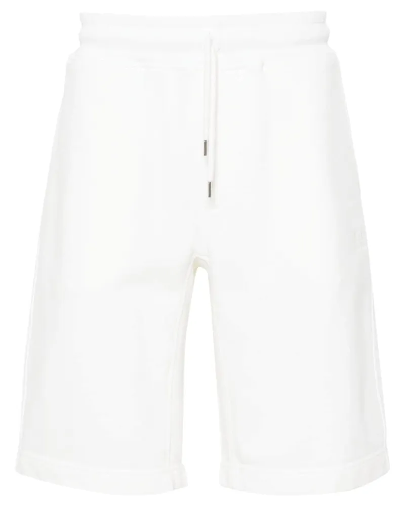 C.P. Company Joggingshorts mit Logo-Stickerei - Weiß Weiß