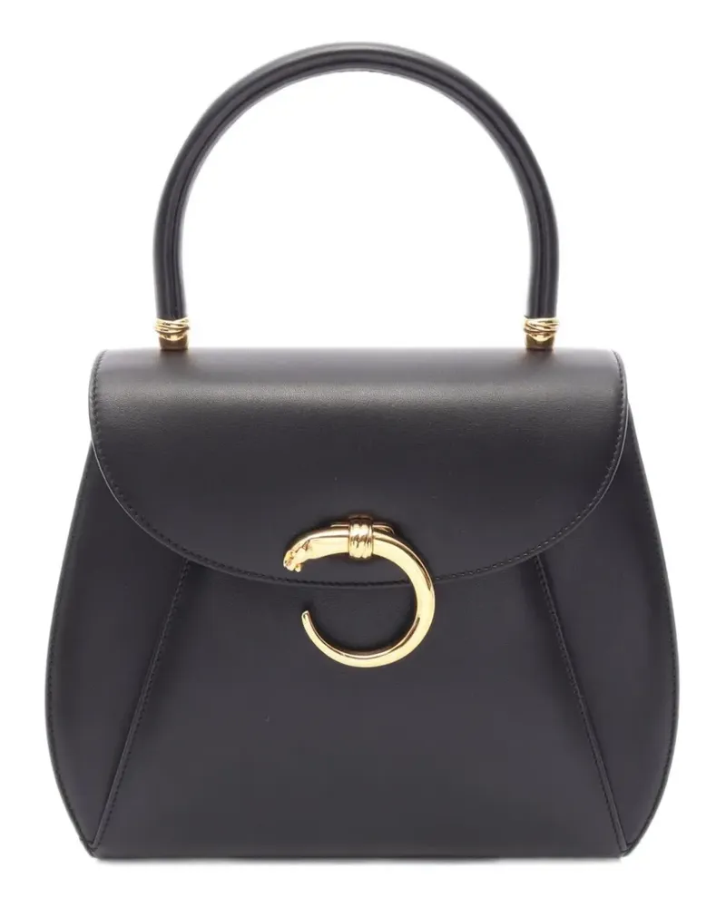 Cartier 2010s Panthère leather handbag - Schwarz Schwarz