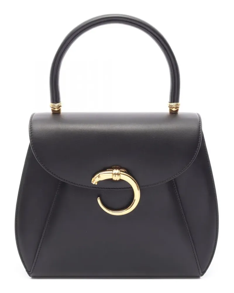 Cartier 2010s Panthère Handtasche aus Leder - Schwarz Schwarz