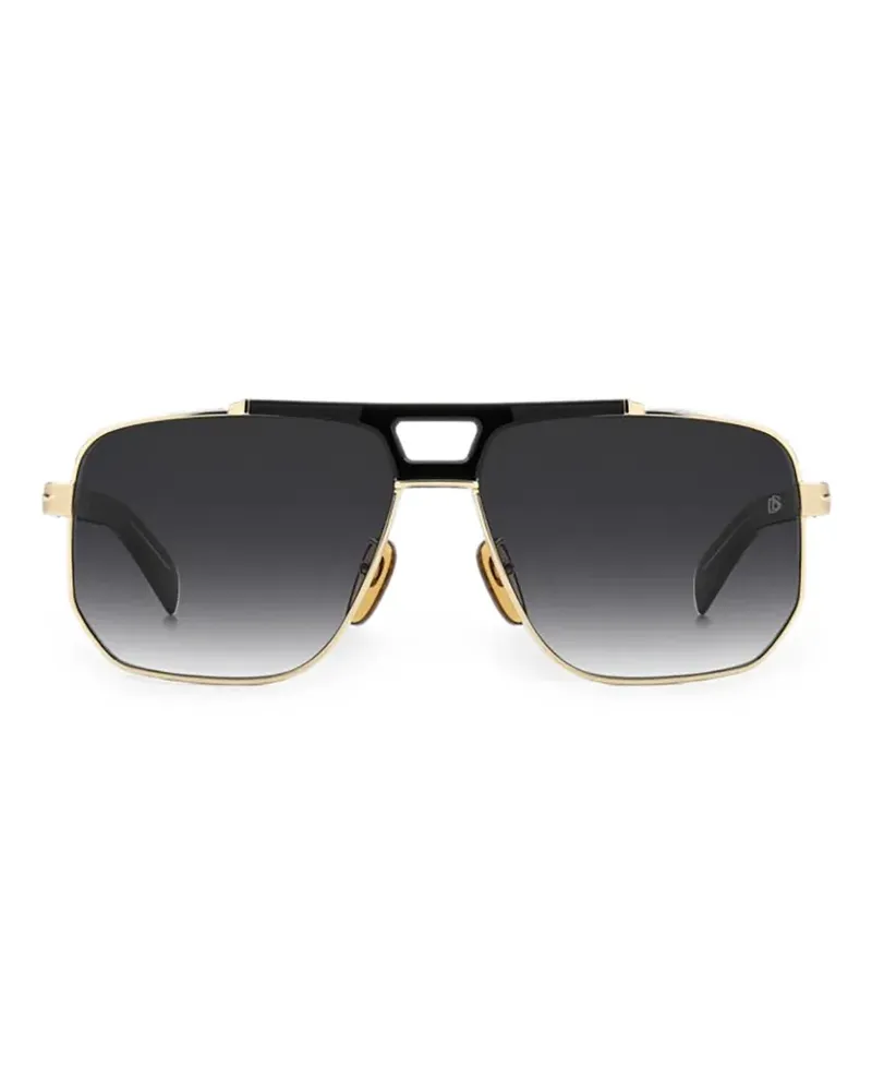 EYEWEAR by DAVID BECKHAM pilot-frame sunglasses - Gold Gold