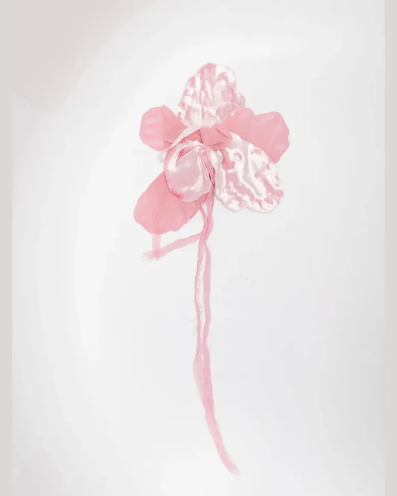 Alberta Ferretti flower brooch - Rosa Rosa