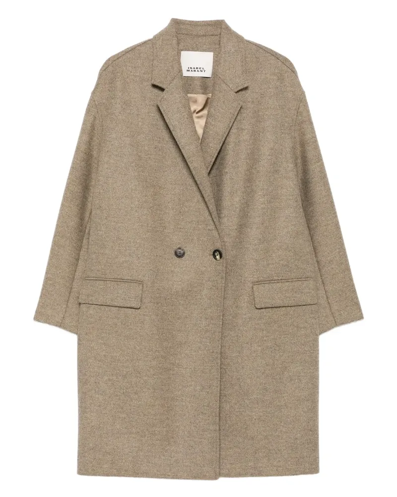 Isabel Marant Doppelreihiger Mantel - Braun Braun