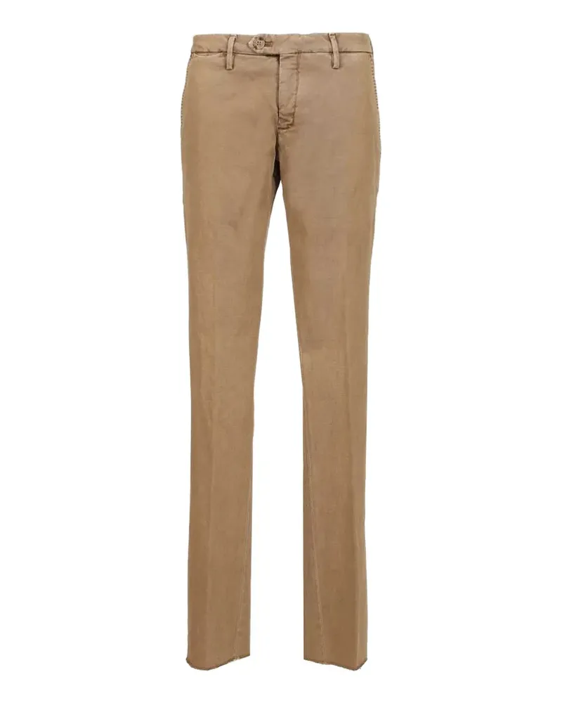 Al Duca D’Aosta 1902 drill-texture trousers - Nude Nude