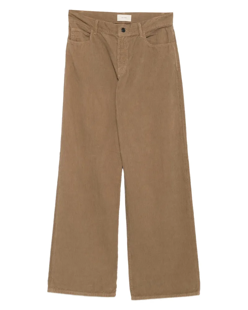 The Row Eglitta corduroy-pocket trousers - Braun Braun