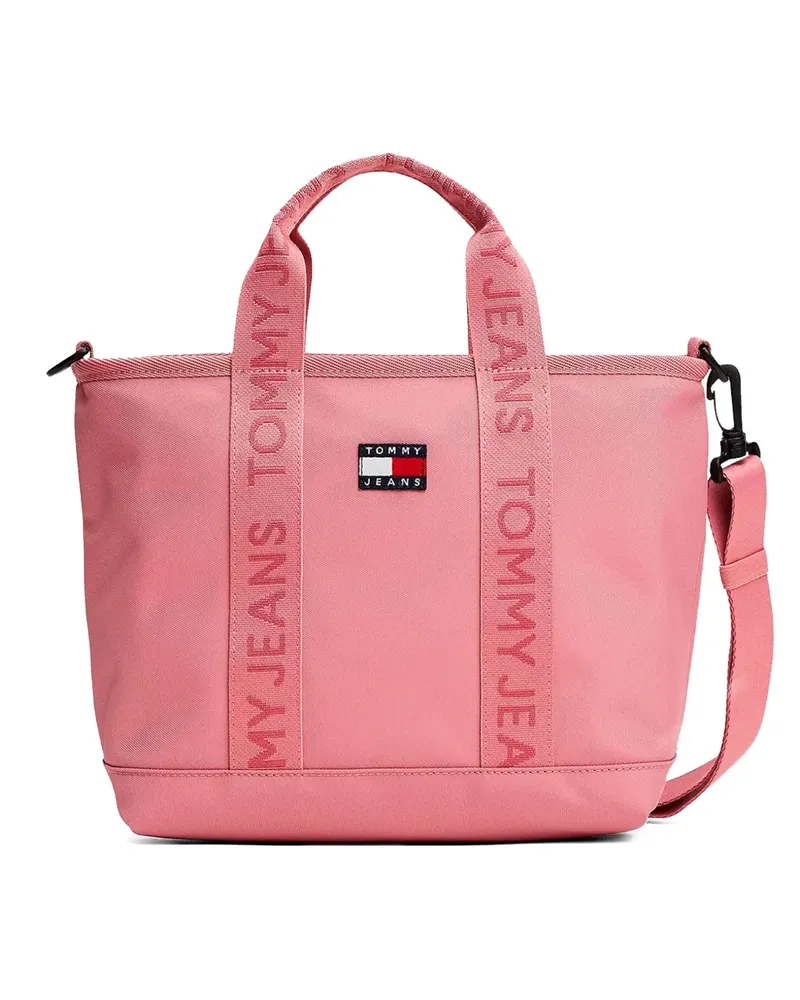 Tommy Hilfiger Großer Shopper mit Logo-Patch - Rosa Rosa
