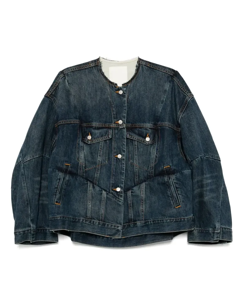 JNBY Jeansjacke mit Kontrasteinsätzen - Blau Blau