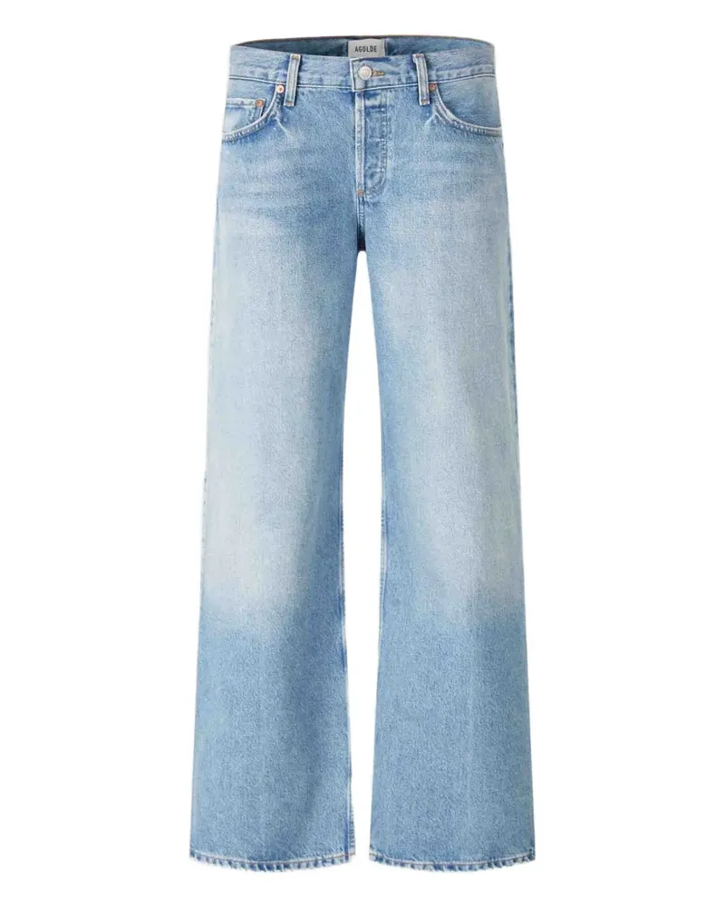 AGOLDE Ausgeblichene Jeans - Blau Blau