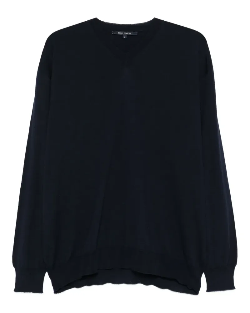 Sofie D'Hoore Pullover mit V-Ausschnitt - Blau Blau