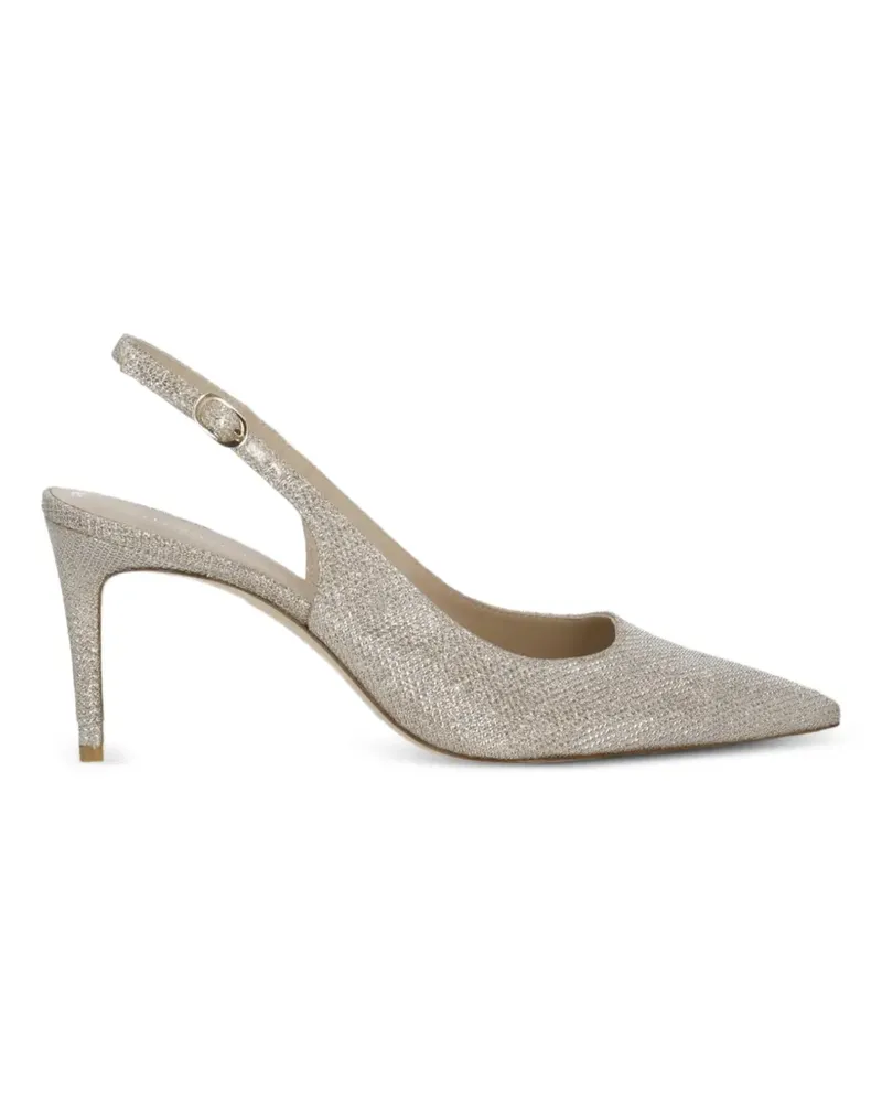 Stuart Weitzman pointed-toe slingback pumps - Silber Silber