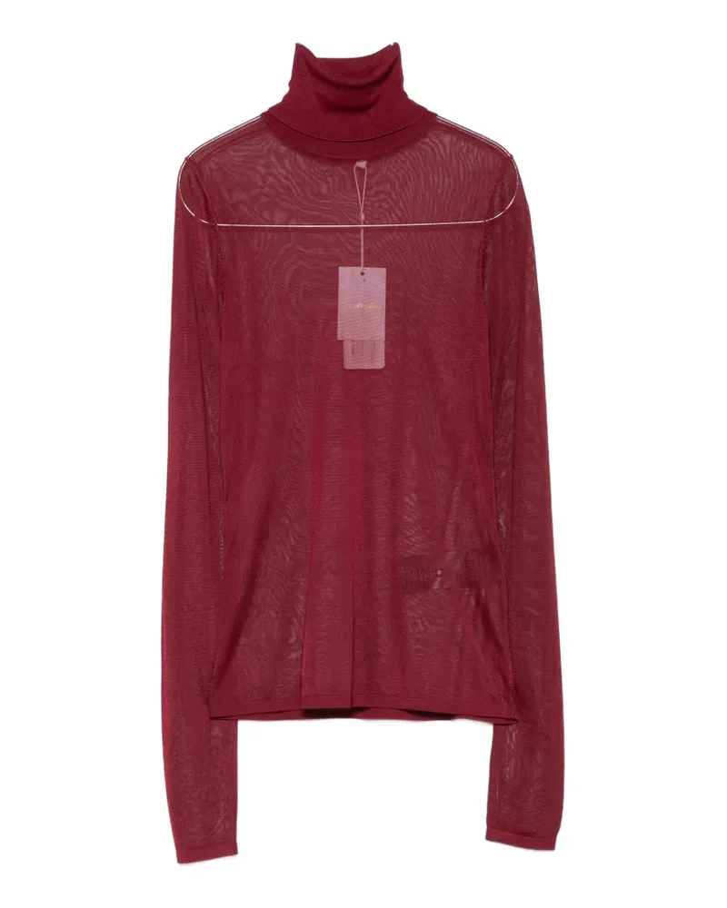 Zimmermann fine-knit high-neck sweater - Rot Rot