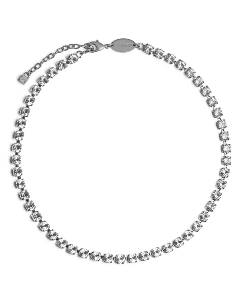 Dsquared2 Halskette mit Kristallen - Silber Silber