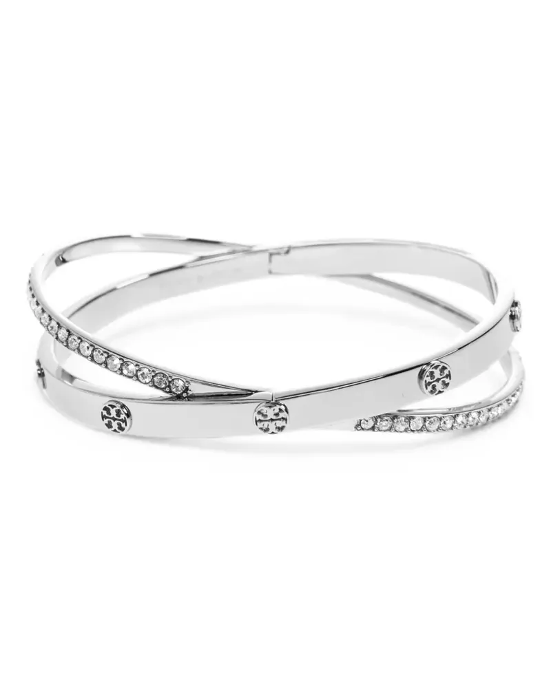 Tory Burch crystal-embellished bracelets - Silber Silber