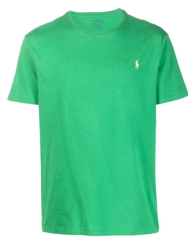 Ralph Lauren T-Shirt mit Polo Pony - Grün Grün