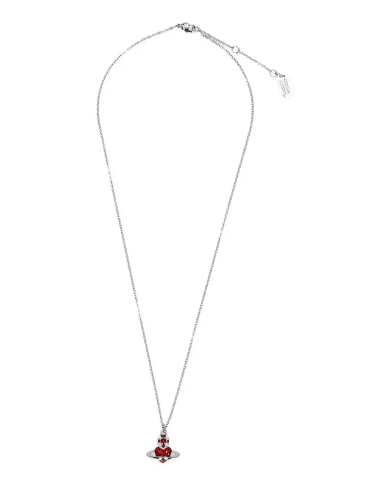 Vivienne Westwood orb pendant necklace - Silber Silber