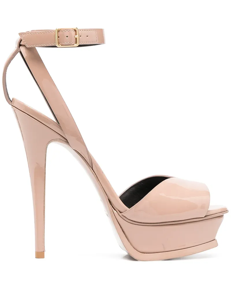 Saint Laurent Tribute' Sandalen, 105mm - Nude Nude