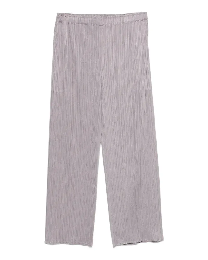 Issey Miyake Plissierte Hose - Violett Violett