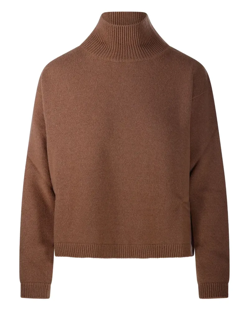 Max Mara Max Mara Pullover mit Stehkragen - Braun Braun