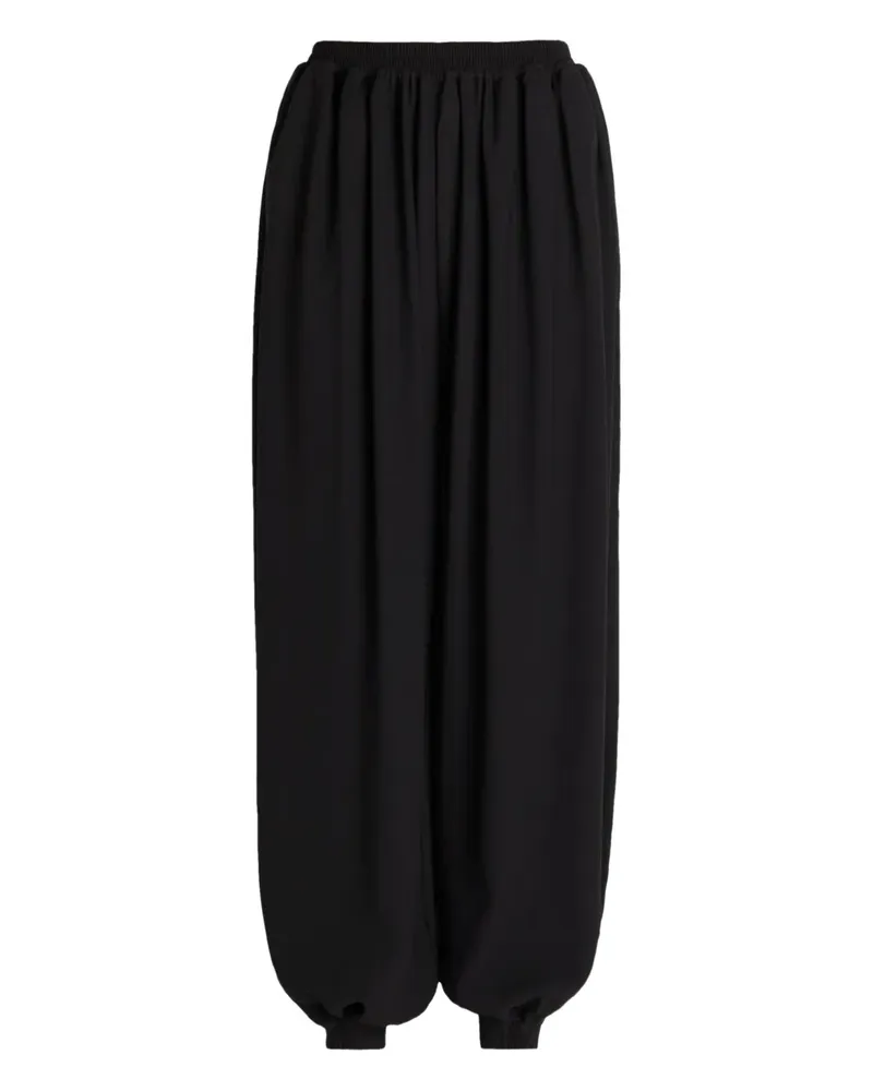 Ronny Kobo Dickens gathered trousers - Schwarz Schwarz