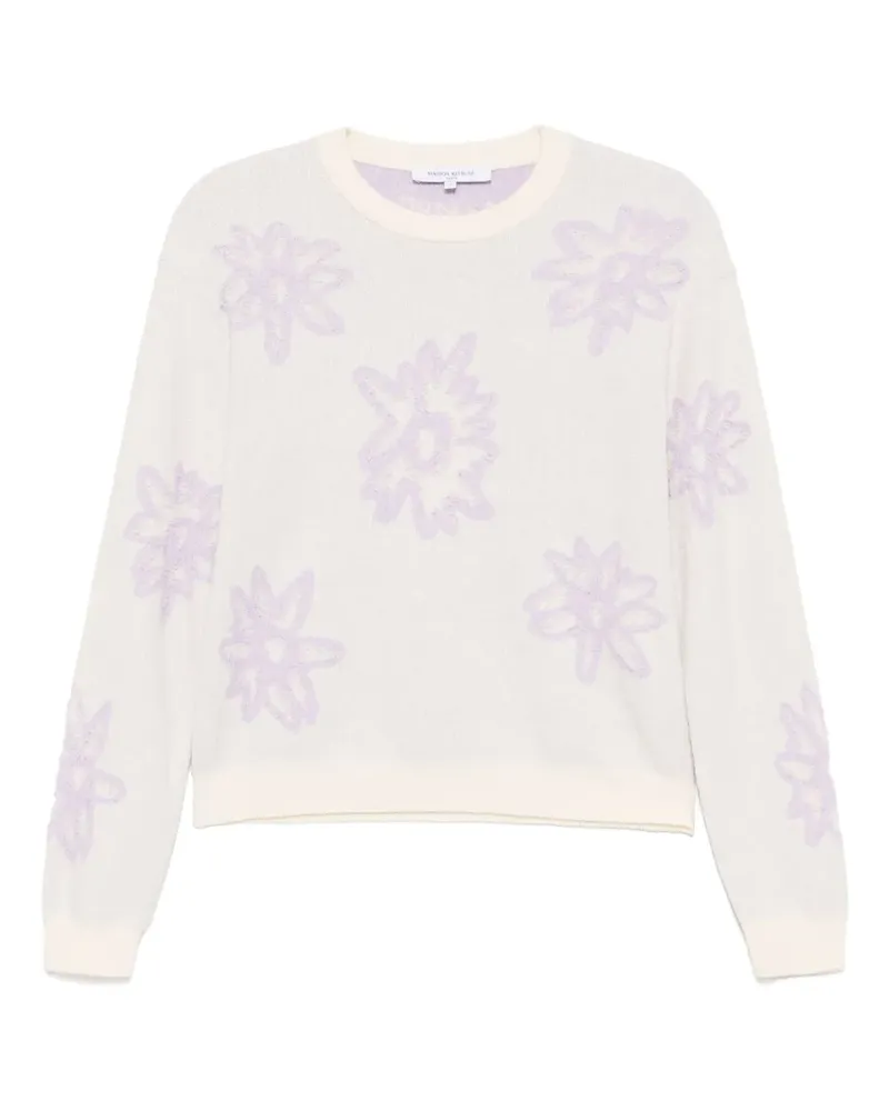 Kitsuné Pullover mit Rundhalsausschnitt - Nude Nude