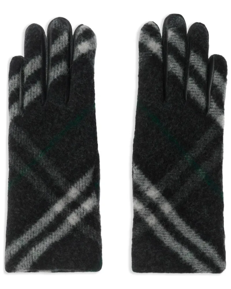 Burberry Karierte Handschuhe - Grau Grau