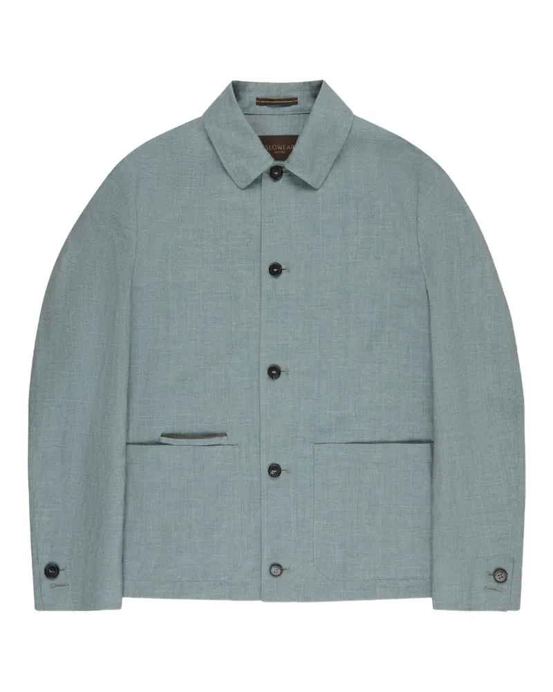 Incotex Jacke mit Knöpfen - Blau Blau