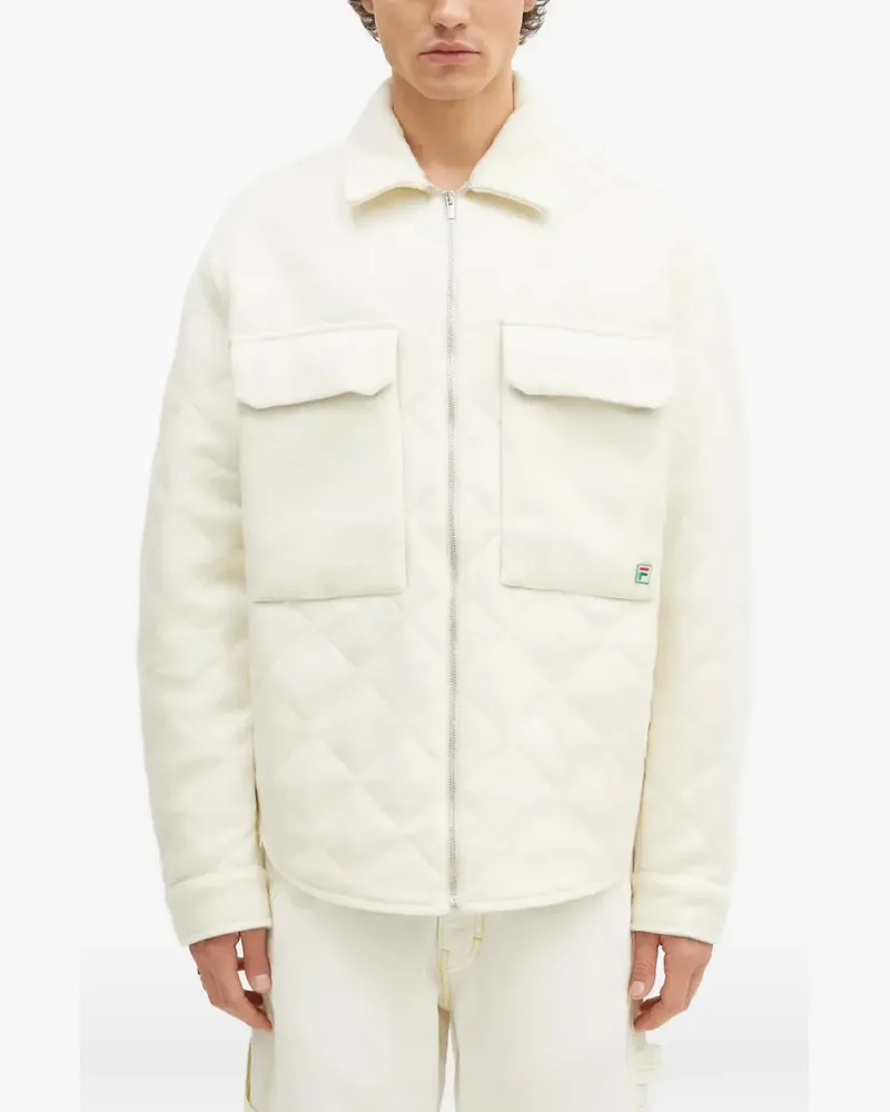 Fila quilted pocket jacket - Nude Nude