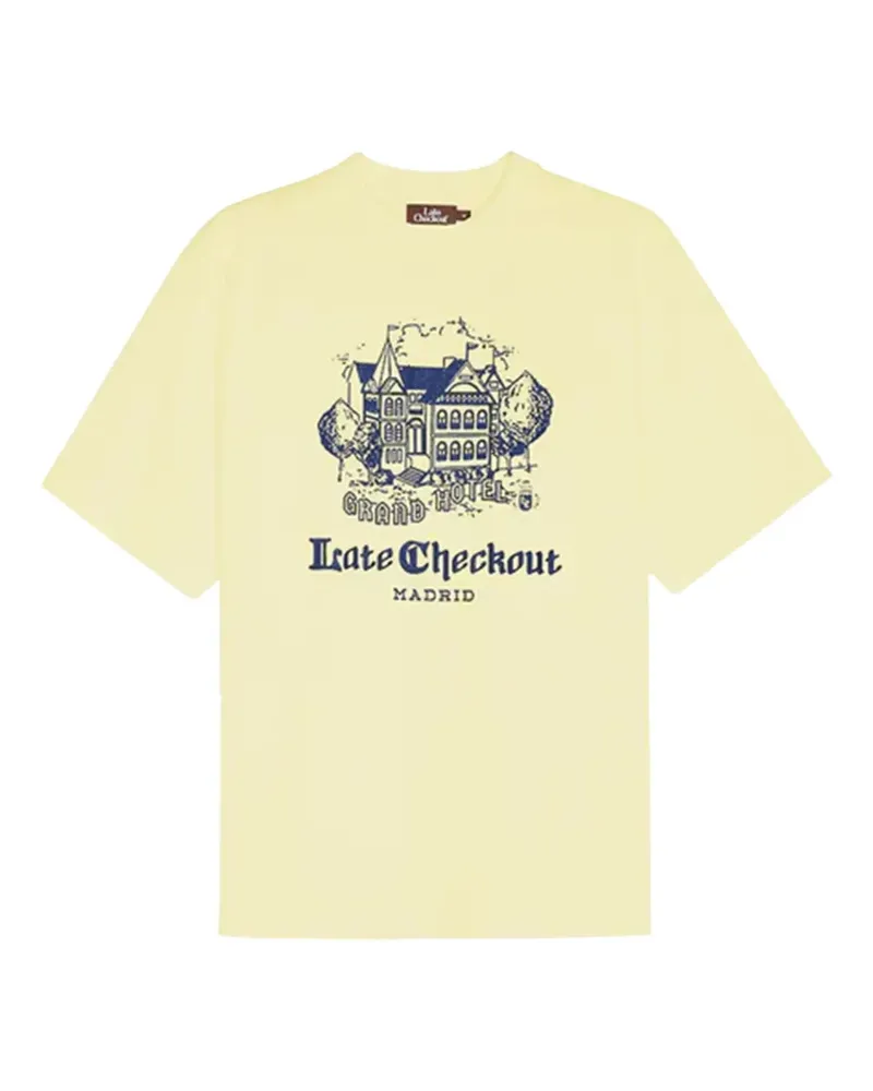 Late Checkout Grand Hotel T-Shirt - Gelb Gelb