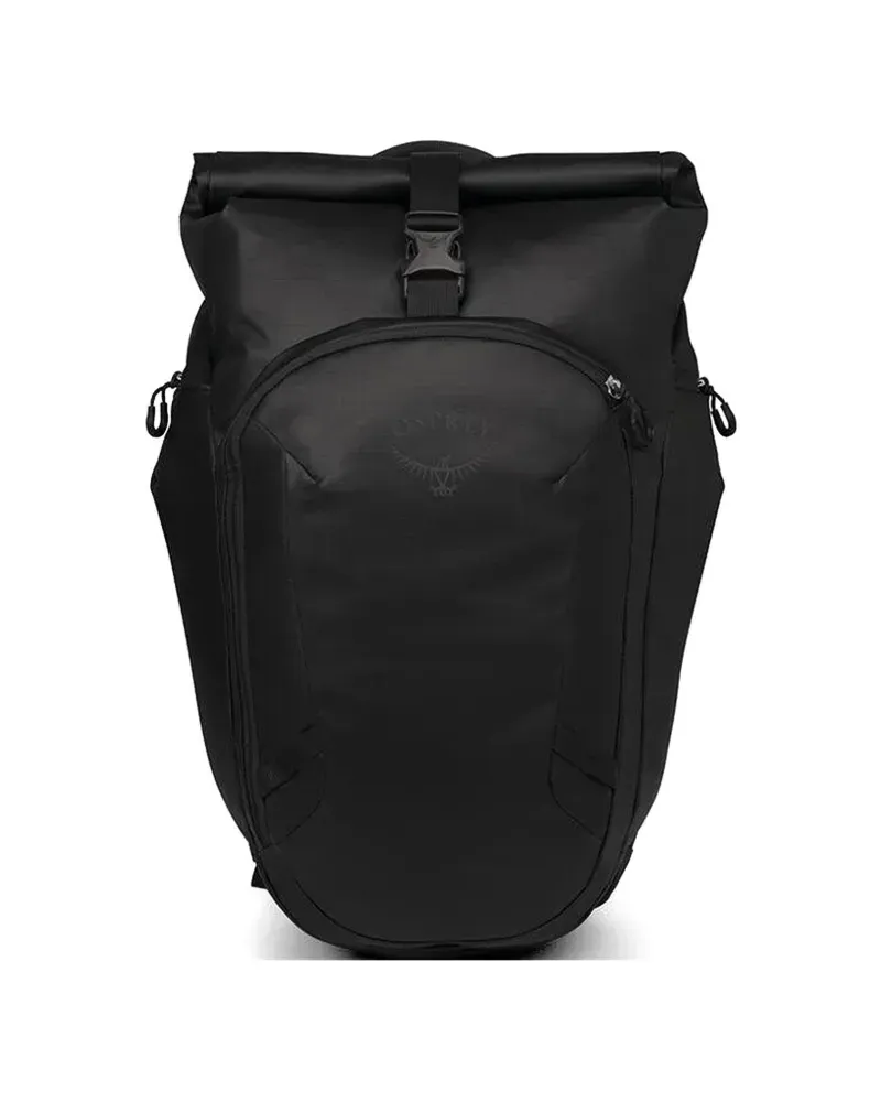 Osprey roll-top buckle-fastening backpack - Schwarz Schwarz