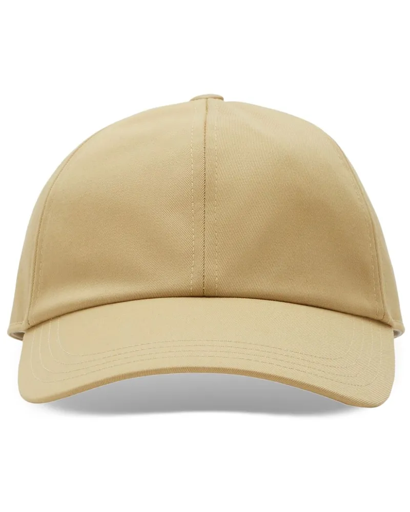 Burberry Baumwoll-Baseballkappe mit gebogenem Schirm - Nude Nude
