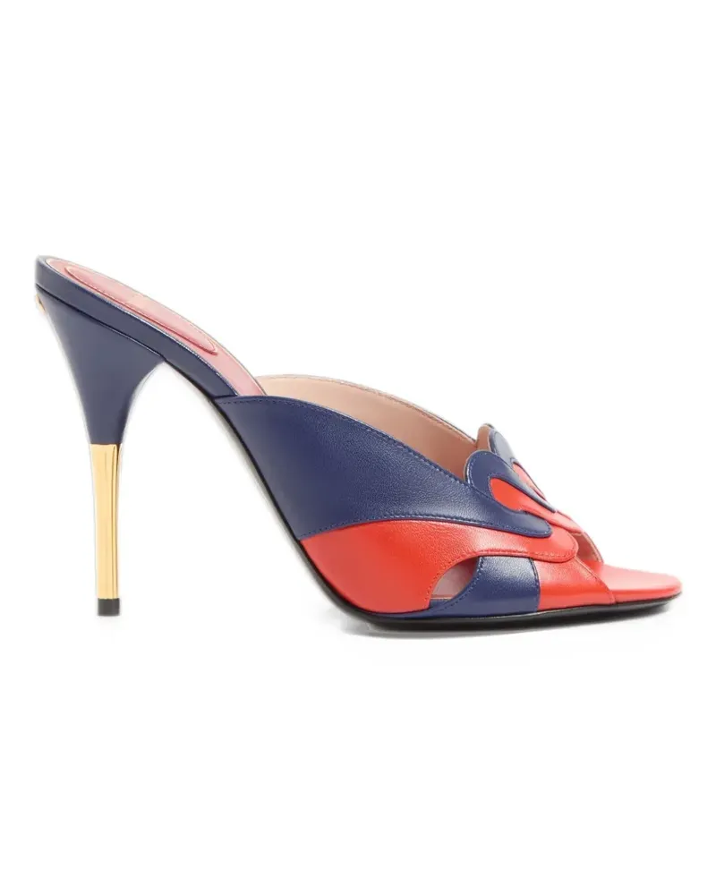 Valentino Garavani Éoline Sandalen aus geflochtenem Leder - Blau Blau