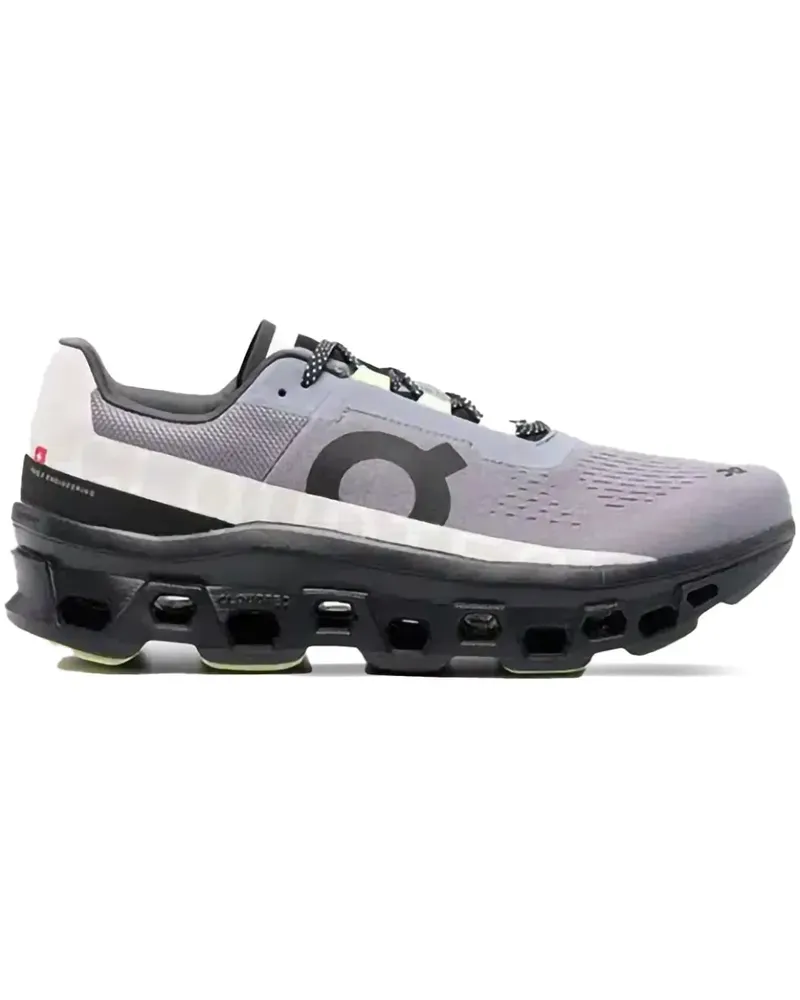 ON Cloudmonster Exclusive Fossil/Magnet Sneakers - Grau Grau