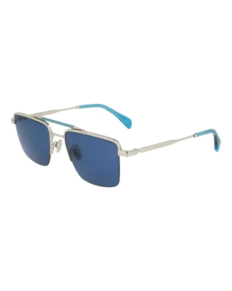 Paul Smith Landor Sonnenbrille mit eckigem Gestell - Silber Silber