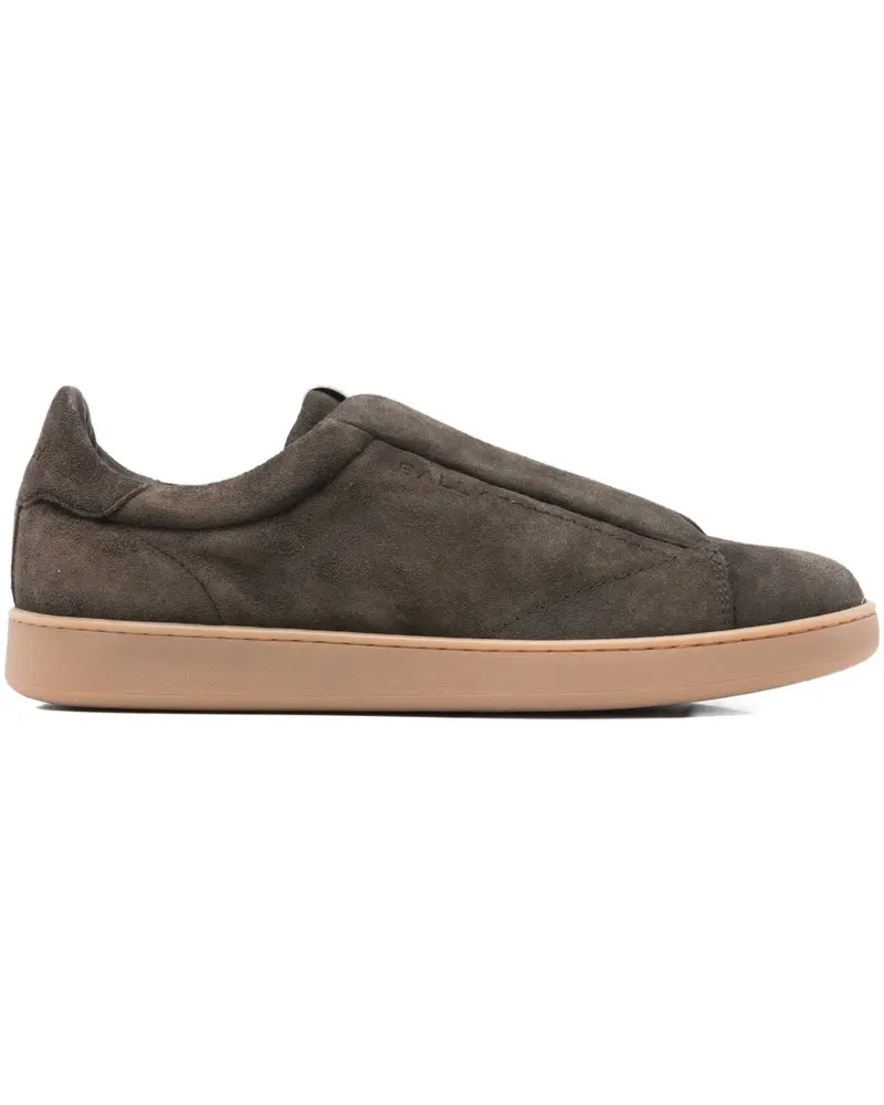 Bally suede sneakers - Braun Braun