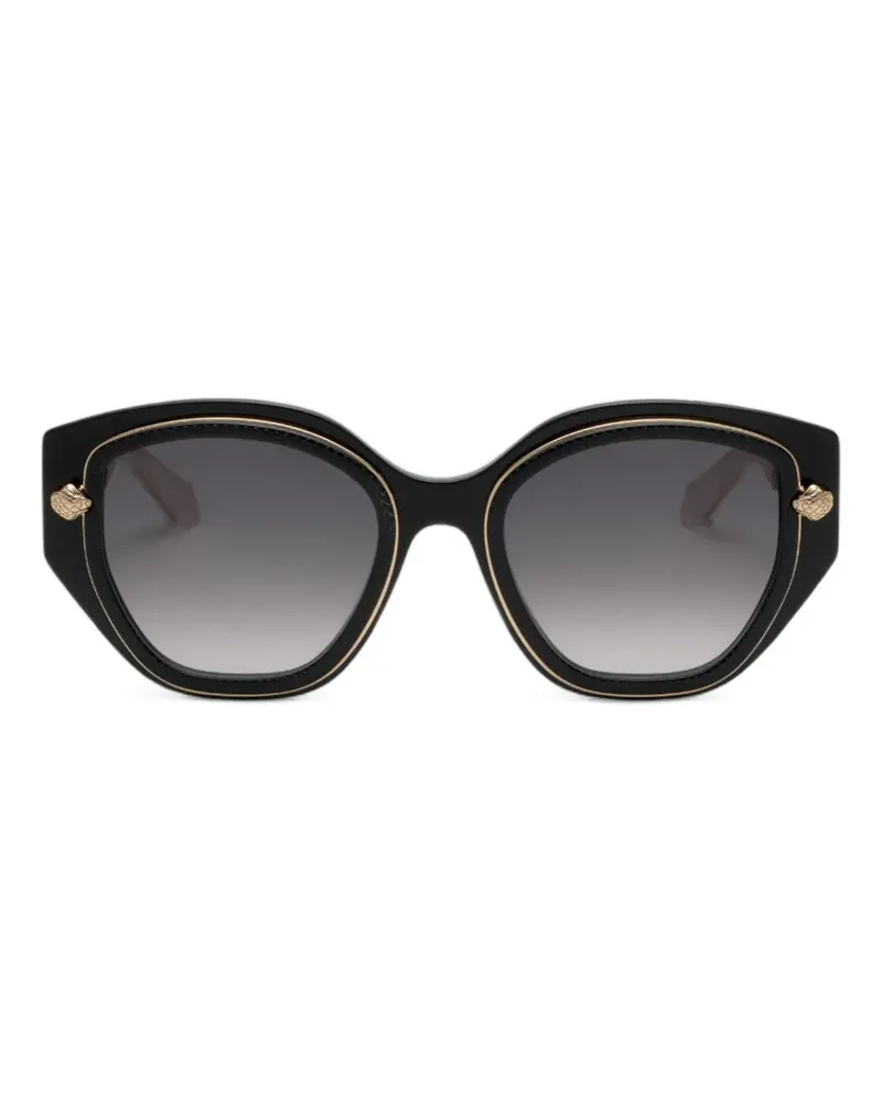 Roberto Cavalli Statement Cat-Eye-Sonnenbrille - Schwarz Schwarz