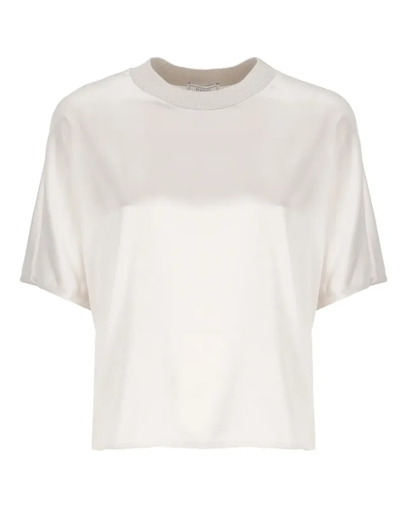 Peserico short-sleeve blouse - Rosa Rosa